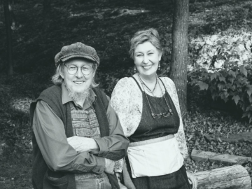 Nancy Blake’s “Hangin’ Dog” Norman and Nancy Blake, smiling
